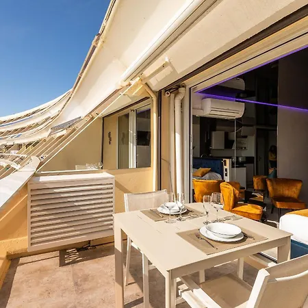 Serenity - Vue Design & Terrasse Plein Sud Heliopolis O - Village Naturiste * 아그